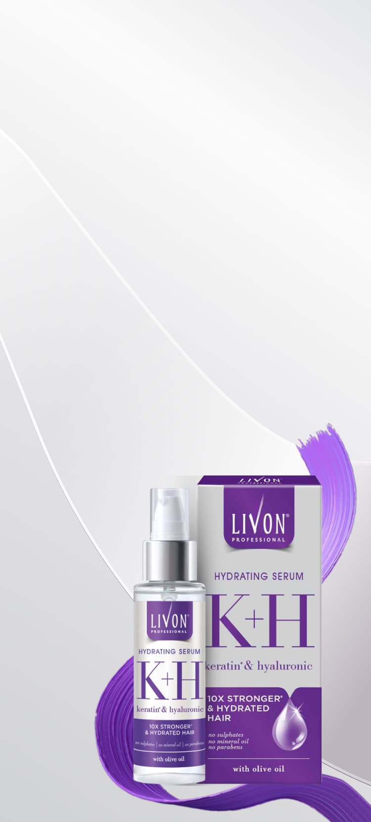 how to use livon hair serum