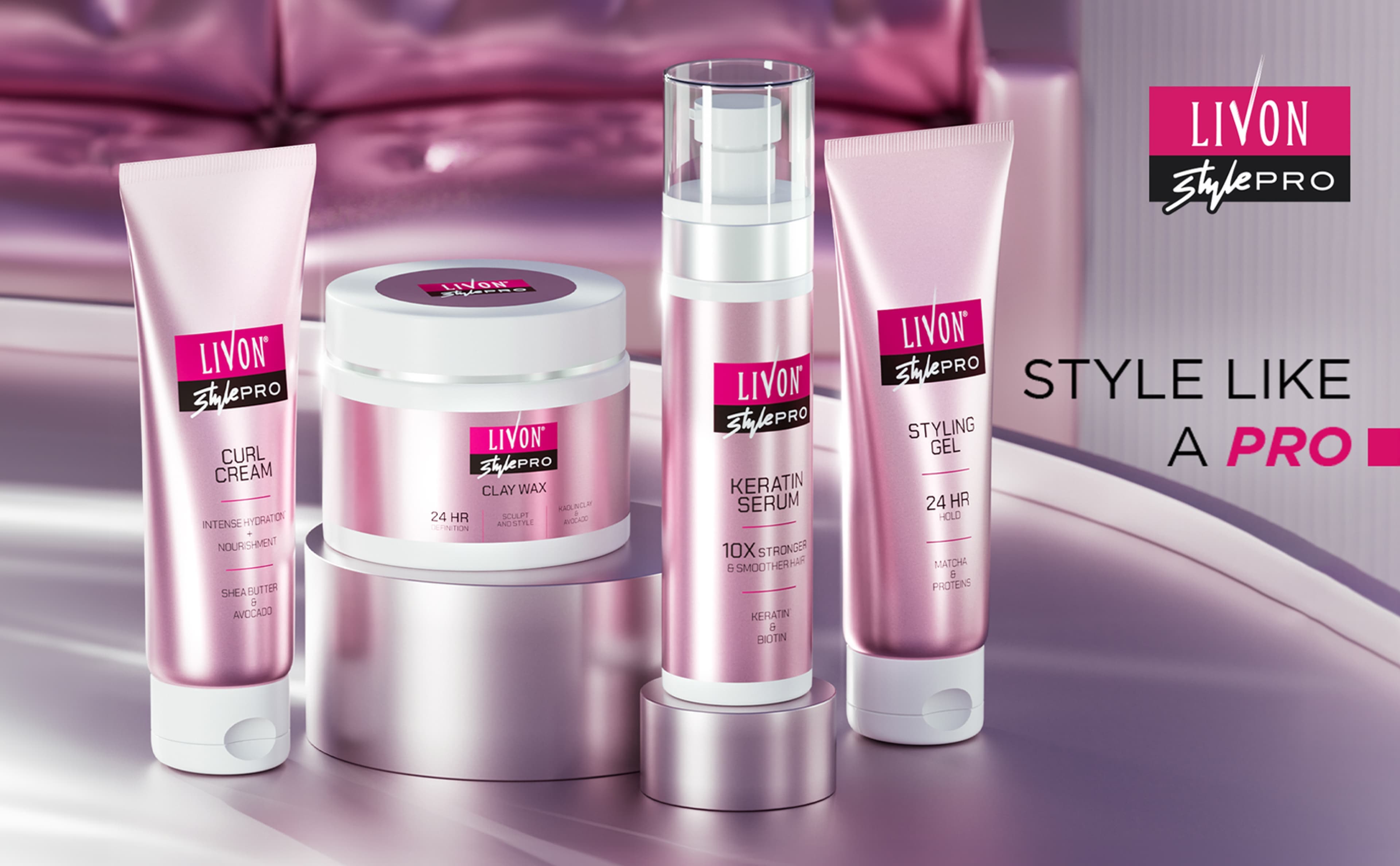 Livon Style Pro Range of Products