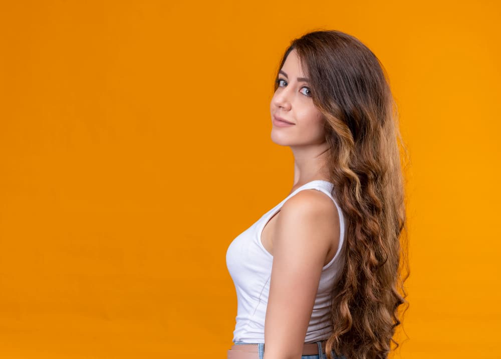 Women with  Long Hair